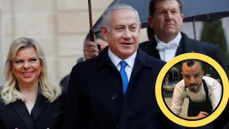 שרה נתניהו, בנימין נתניהו, משה סיבוני (צילום: רויטרס,צילום מסך אינסטגרם)