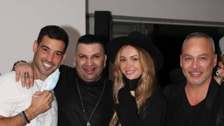 כרמי עמר, קסניה טרנטול, דודו כהן, עמרי בן נתן (צילום: אור גפן)