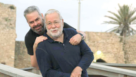 יהודה בארקן ז"ל, רועי ברקן (צילום: עידו ברקן)