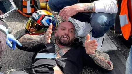 מישל טרוני (צילום: ערוץ הטלגרם תיעוד ראשוני)