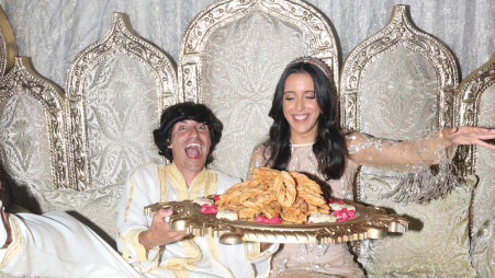 מני ממטרה, פרלה דנוך (צילום: אור גפן)