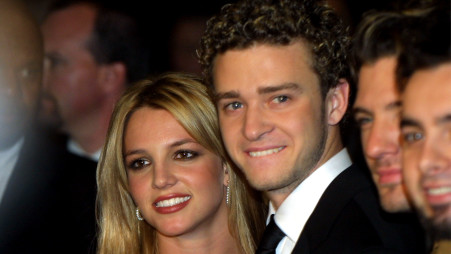 בריטני ספירס, ג'סטין טימברלייק (צילום:  J. Emilio Flores/Getty images)