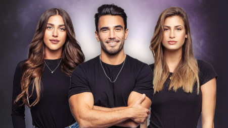 גל גברעם, תום חיימוב, לינור סביניק (צילום: מיכה לובטון)