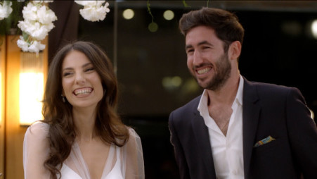 מעיין רובין ועמרי קראוס (צילום: צילום מסך קשת 12)