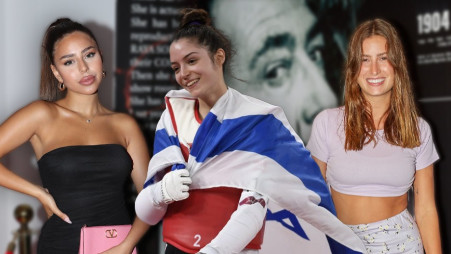 גל גברעם, אבישג סמברג, אלין כהן (צילום: אור גפן,שוקה כהן,עמית שיסל, הוועד האולימפי בישראל)