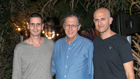 אייל דרור, ג'ק בר ואייל שוחט (צילום: אפרת סער)