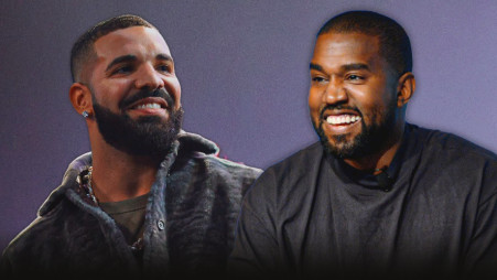 קניה ווסט, דרייק (צילום:  Brad Barket gettyimages,Amy Sussman Getty Images)