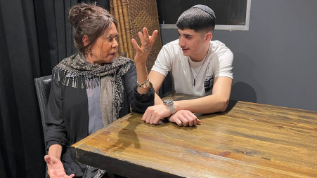 מרגלית צנעני ועילאי אלמקייס (צילום: יח"צ)