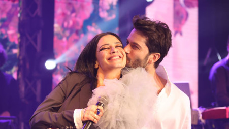 רן דנקר ונינט טייב, מפגש האיחוד (צילום: עומר קידר)