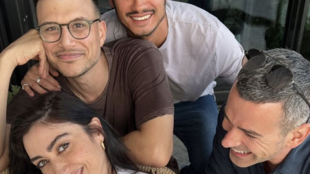 אלברט אסקולה, עופר חיון, אסי עזר, הילה סעדה (צילום: צילום מסך אינסטגרם)