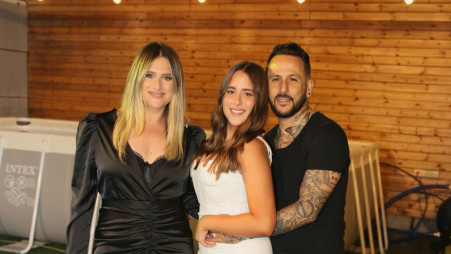 אסי בוזגלו, אייר בוזגלו, עדי בוזגלו (צילום: אור גפן)