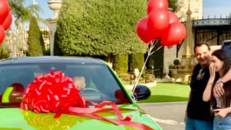 עודד שריקי ובתו (צילום: צילום מסך אינסטגרם)