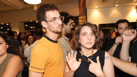 אלונה סער ויותם ג'ונתן רבינו (צילום: רפי דלויה)