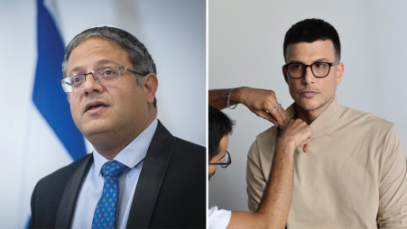 אסי עזר, איתמר בן גביר (צילום: רפי דלויה,יונתן זינדל פלאש 90)