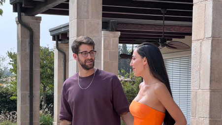 טליה עובדיה ושחף רז מפגינים זוגיות (צילום: יחצ)