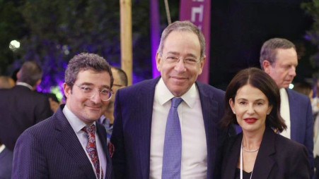 שירלי סגול, תומאס ניידס ויוסי סגול (צילום: עידן כנפי)