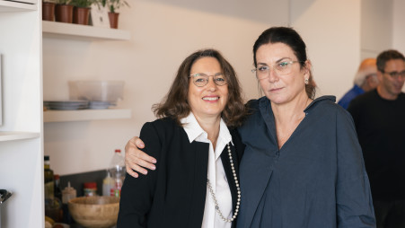 רותי ברודו וציפי שהם (צילום: מיכה לובוטון)