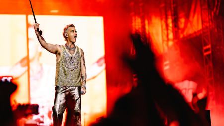 רובי וויליאמס בפארק הירקון. יכול להיות שהוא לא ראה אותנו בכלל? (צילום: ECLIPSE MEDIA)