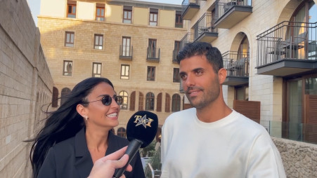 בר ואליאב בריאיון לאחר האירוסין (צילום: מערכת TMI)