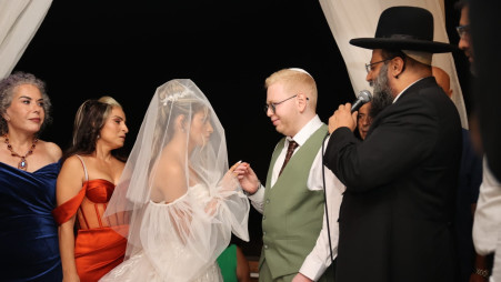 עדן טהרני ובחיר ליבה מתן רוקח (צילום: אור גפן)