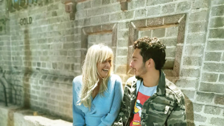 ליאם ז"ל וסימונה שרם (צילום: צילום פרטי)