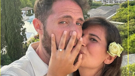 הזוג המאורס, רז איתן ועינת כפיר (צילום: צילום מסך רשתות חברתיות)