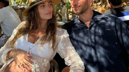 קורל סימנוביץ' וסרג'יו רוברטו (צילום: צילום מסך אינסטגרם)