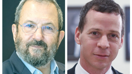 עמית סגל, אהוד ברק (צילום: מרק ישראל סלם,יוסי אלוני)