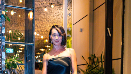 אנה ארונוב באירוע ההשקה של Argania Group  (צילום: רועי שור)