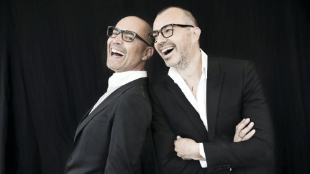 גדי אלימלך, ויוי בלאיש (צילום: עידו לביא)