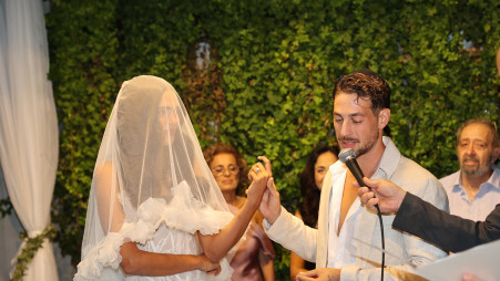 דור טאוב ונויה אריאלי מתחתנים (צילום: אור גפן)