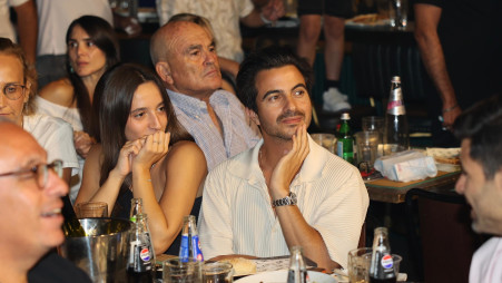 איתי תורג'מן וארוסתו טליה מזוז (צילום: אור גפן)