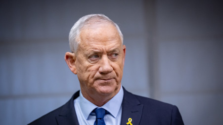 בני גנץ (צילום: יונתן זינדל, פלאש 90)