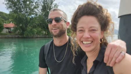 איילה מינקר ושחר גל, "חתונה ממבט ראשון" (צילום: קשת 12)