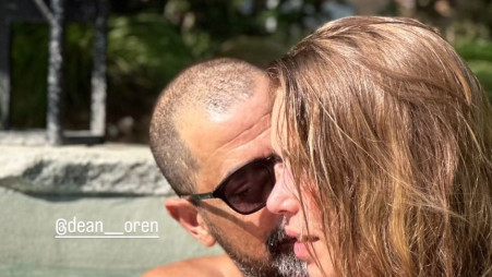 אסי ישראלוף והחברה החדשה (צילום: צילום מסך אינסטגרם)