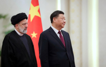 שי ג'ינפינג, איברהים ראיסי (צילום:  Iran's President Website/WANA (West Asia News Agency)/Handout via REUTERS)
