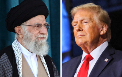  עלי חמינאי, דונלד טראמפ (צילום: רויטרס,Office of the Iranian Supreme Leader/WANA (West Asia News Agency)/Handout via REUTERS)