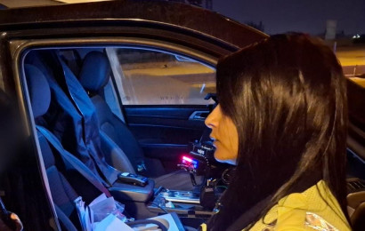 פעילות אכיפת תנועה במרחב דן (צילום: דוברות המשטרה)