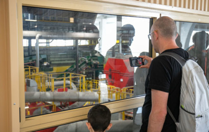 סיורים במתקני הפסולת בחירייה  (צילום: אבנר אלקרס)