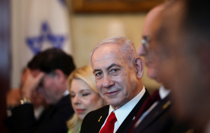 בנימין נתניהו (צילום: REUTERS/Kevin Lamarque)