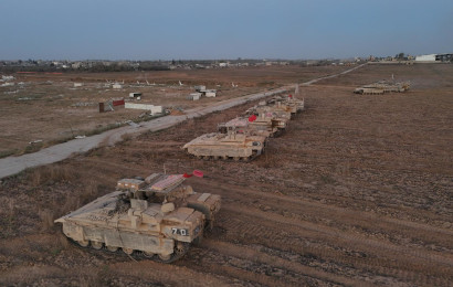 צק"ח גבעתי מתחיל בכיתור בית חאנון (צילום: דובר צהל)