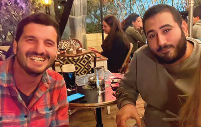 אביחי זנו ואדם ביסמוט ז"ל (צילום: פרטי)