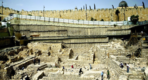 חפירות ארכיאולוגיות בירושלים (צילום: רויטרס)