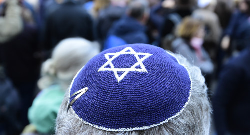 יהודי עם כיפה (צילום: AFP)