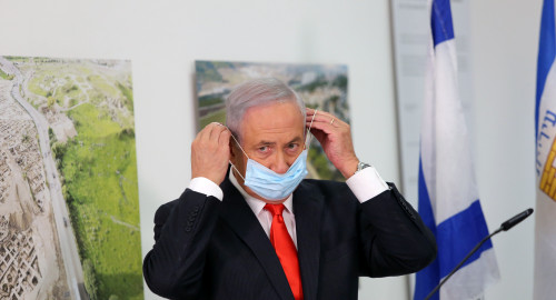 ראש הממשלה בנימין נתניהו (צילום: Alex Kolomoisky/Pool via REUTERS)