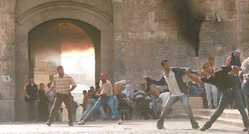 מהומות אוקטובר 2000 (צילום: נתי שוחט, פלאש 90)