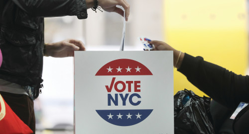 קלפי בבחירות לנשיאות ארצות הברית (צילום: Getty images)