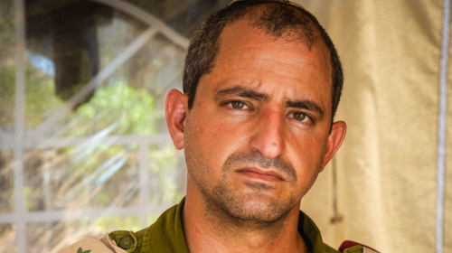 סא"ל עידו סיטון - מפקד יחידת לוט"ר היוצא (צילום: ניר קידר)