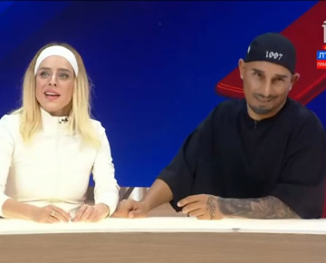 החיקוי של תרצה כהן וארז איסקוב בארץ נהדרת (צילום: צילום מסך)