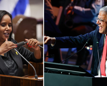 השר איתמר בן גביר, ח"כ פנינה תמנו שטה (צילום: נועם מושקוביץ, דוברות הכנסת,אורן בן חקון, פלאש 90)